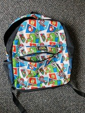 Super Mario Bros Kids Backpack School Bag Book Bags Travel Rucksack