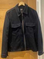 Zara Men's Denim Jacket Size