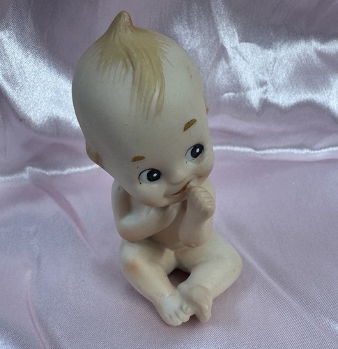 Vintage lefton bisque kewpie - vintage,