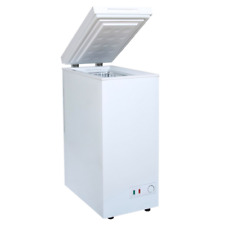 SIA CHF 6OW 36cm White Chest Freezer, Freestanding Slimline Compact COLLECTION
