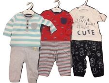 Baby Toddler Boys Girls Long Pyjama Sets 0-3 Months to 18-24 Months