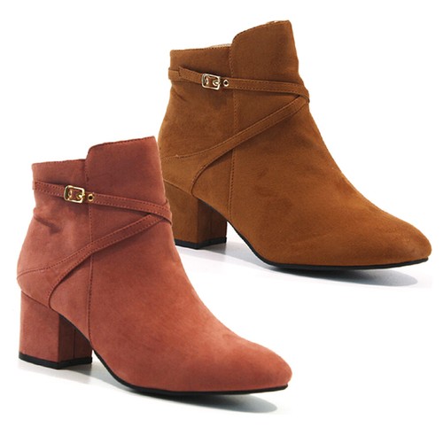 Ladies boots mid - block, heel