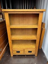 Oak Bookcase With 2 Drawers Bookshelf Original Unrestored