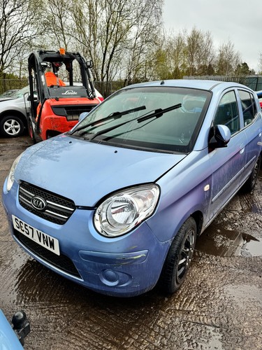 Kia picanto 2007 - blue, front