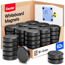 Durable 62-Piece Round Black