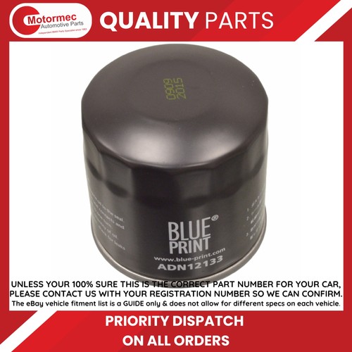 Blue print oil filter for - print,