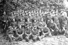 Mxx-36 WWI, Military, Group Of Scottish Soldiers, Cameron Highlanders. Photo
