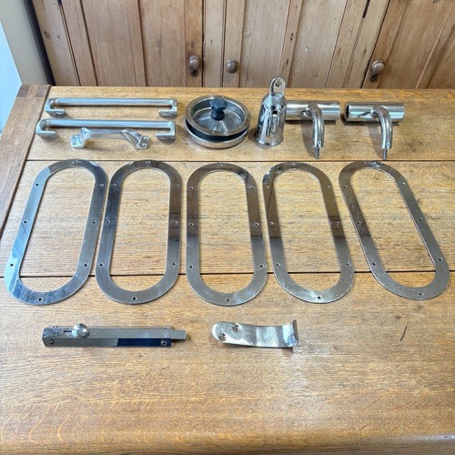Stainless portlight trim - trim, rings