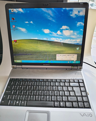Vintage sony vaio laptop - sony,