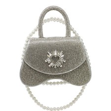 Diamante Clutch Pearl Chain Women Festive Gift Purse Party Fancy Handbag YGC2036