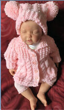 Aran Baby Coat and Hat
