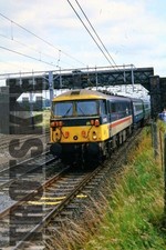 35mm Slide BR British Rail Electric Loco Class 87 87003 Madeley 1986 Original