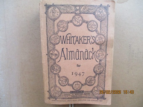Whitaker almanack for 1947 - almanack,