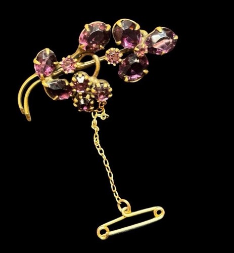 Antique edwardian amethyst - edwardian,