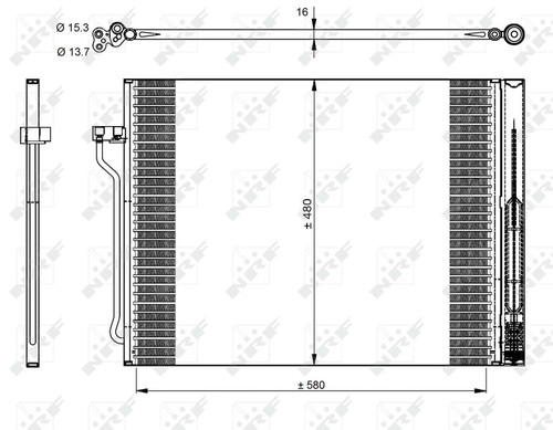 Nrf 350325 condenser air - nrf,
