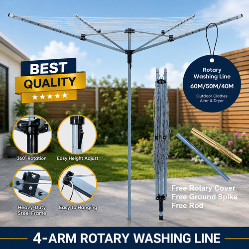 60m rotary airer outdoor - 60m,