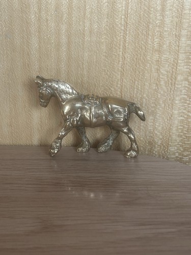 Vintage solid brass shire - brass,