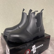 Mens Blackrock Dealer Boots Chelsea Leather Safety Work Steel Toe Cap Shoes