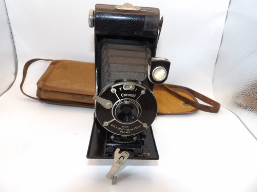 Vintage coronet folding camera - coronet,