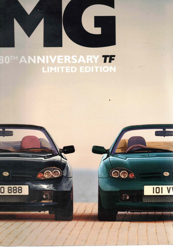 80th anniversary limited - mg, tf