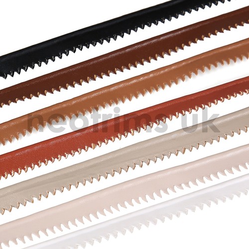 Faux leather piping trim - faux,