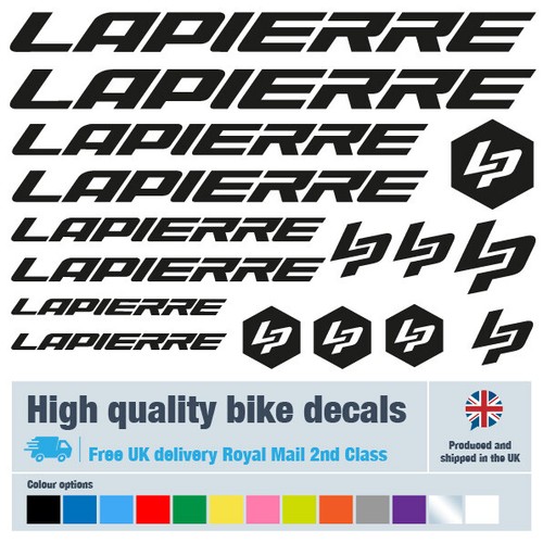Lapierre bike decal labels - decal,