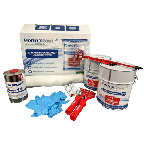 Liquid rubber roofing kit for - liquid,
