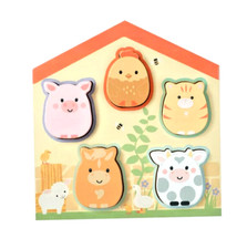 Farmyard barn wooden puzzle - wooden,