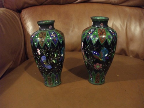 Pair antique asian - of, style