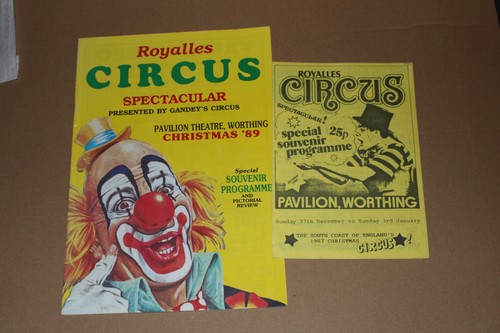 Royalles circus programmes - royalles,