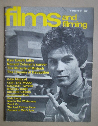 Films and filming march 1972 - filming.,