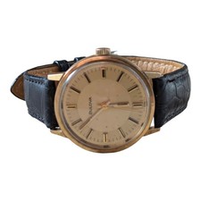 Bulova vintage mens watch gold - bulova,