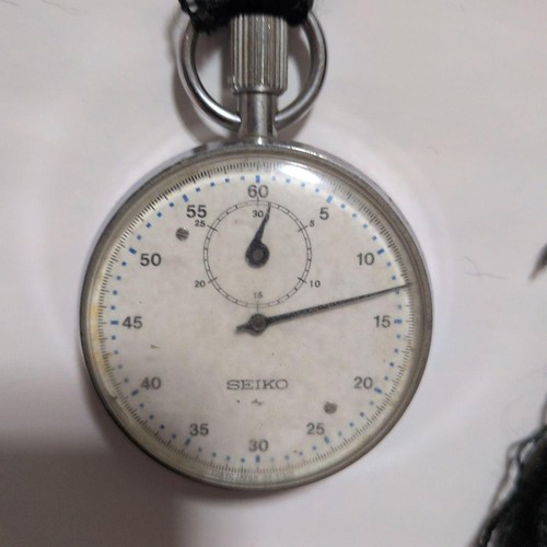 Seiko pocket watch with - pocket,