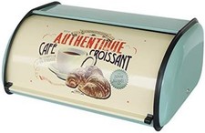 Metal Bread Box W/ Roll Top