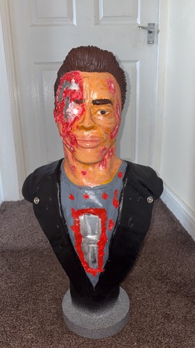 Terminator 800 homemade bust - terminator, t-800
