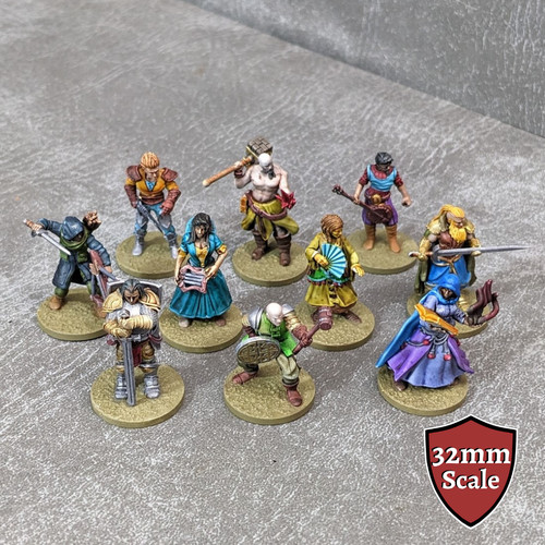 Heroes set 32mm dungeons and - 32mm,