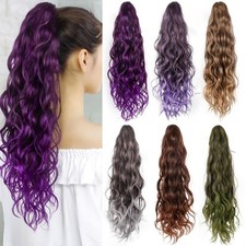 Wavy Curly Claw Clip Ponytail