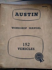 BMC workshop manual AUSTIN 152