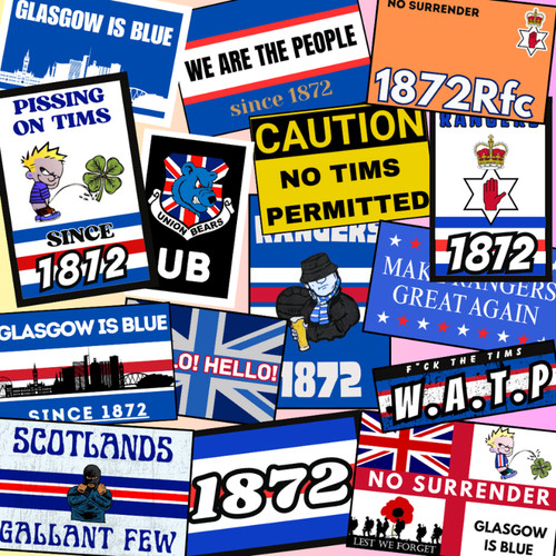 Glasgow rangers stickers - rangers, 50