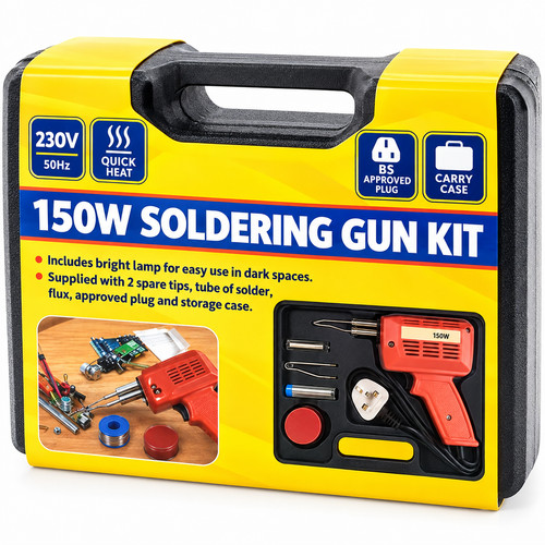 150w soldering gun kit 230v - kit,