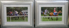 A PAIR OF FRAMED " Horse Racing " Prints
