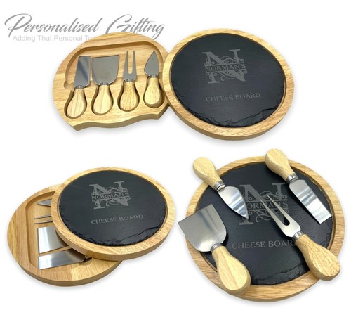 Engraved slate cheese - cheese, board