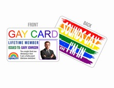 Personalised Funny GAY FAKE ID