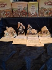 David Winter Cottages- 4 Pieces For Collection Used Mint Condition