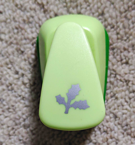 Woodware leaf paper - leaf, punch