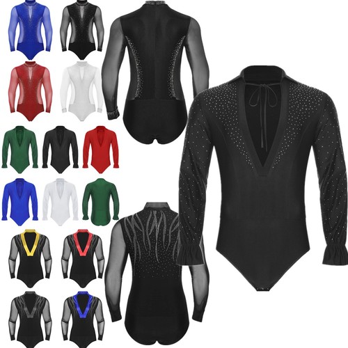 Mens latin shirts deep neck - shirts,