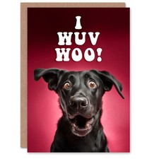 Wuv Woo Happy Black Labrador