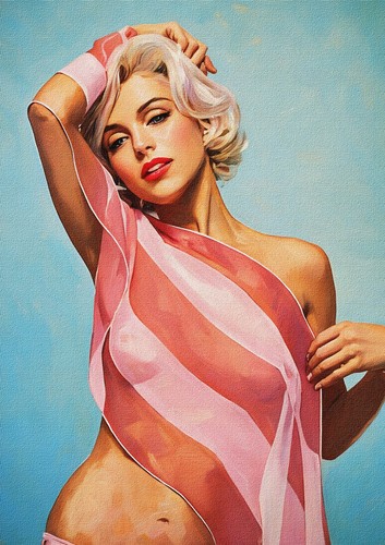 Marilyn monroe unique - monroe, oils
