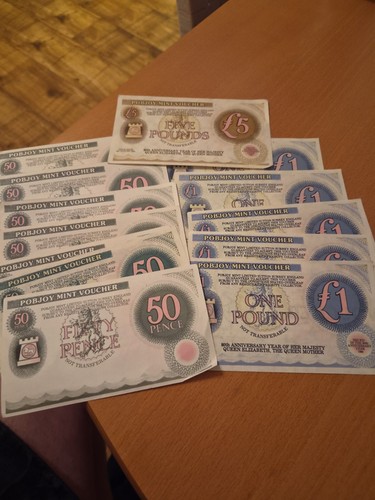 Pobjoy mint vouchers - mint,