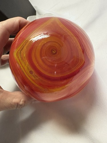 Vintage hand blown glass - hand,